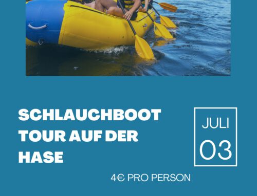 Schlauchboottour auf der Hase